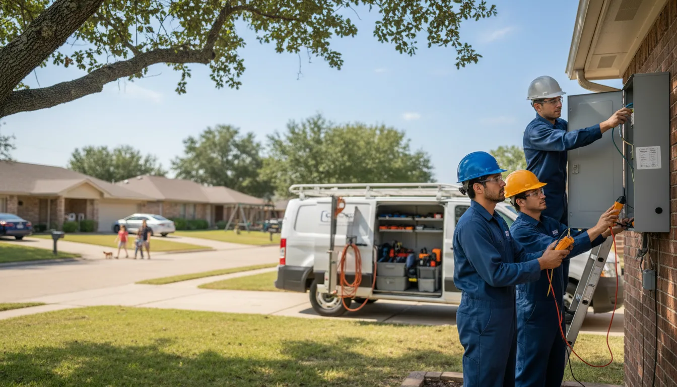 Certified electrician providing emergency electrical services in Greenville, IA